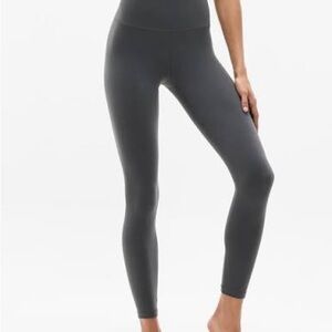 Athleta Elation Ultra High Rise 7/8 Legging Tight Size LT Anthracite Grey